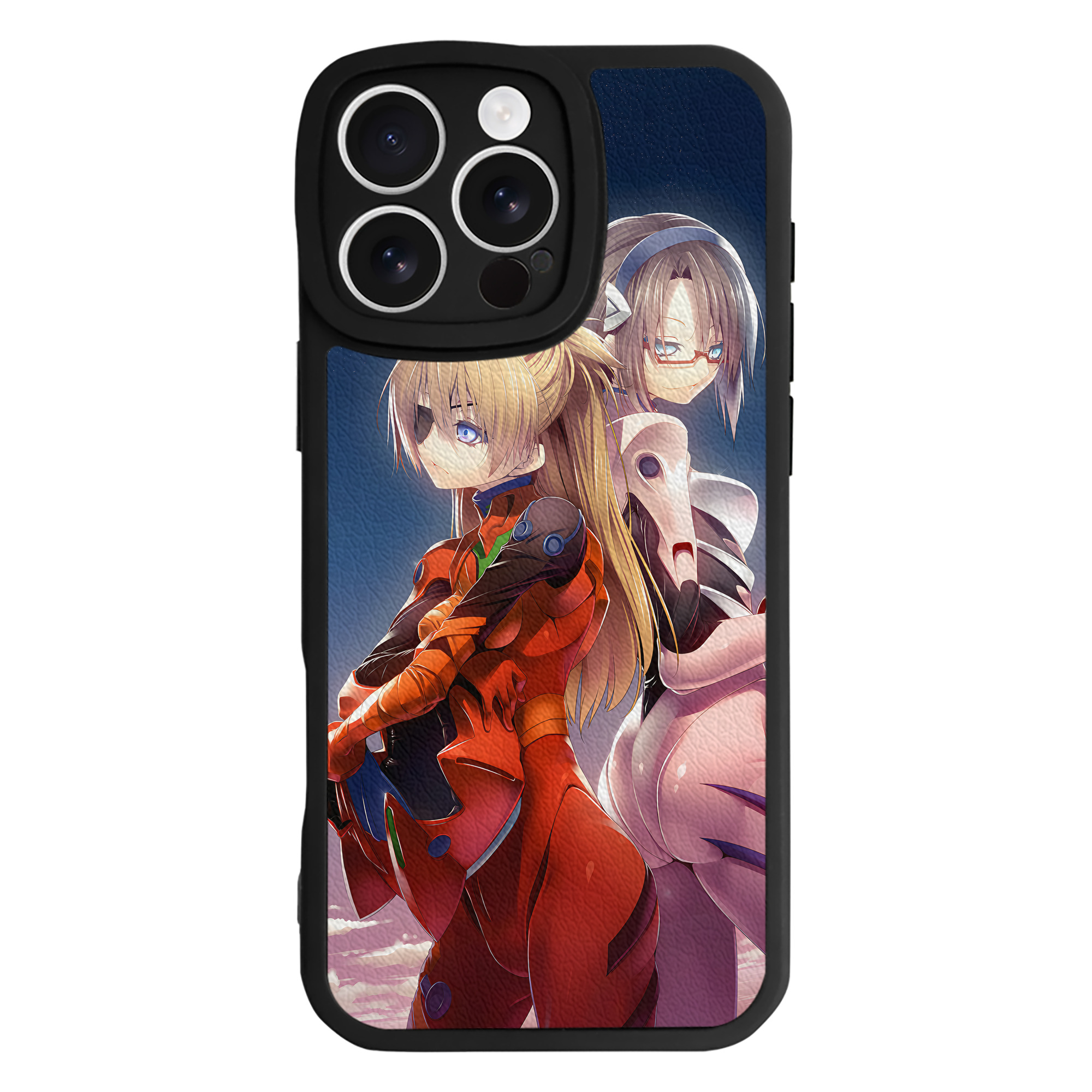 （画像用） EVA 新世紀エヴァンゲリオン 【iPhone 16シリーズ対応】シリコンスマホケース（レザー調） 材質：シリコン